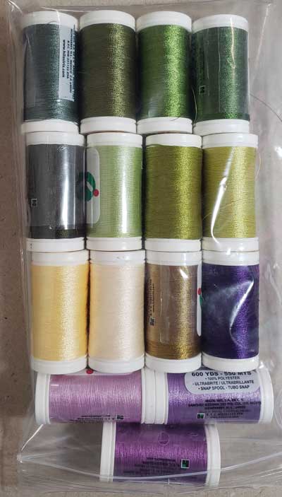 Thread Stories - Secret Garden Workshop Thread Kit